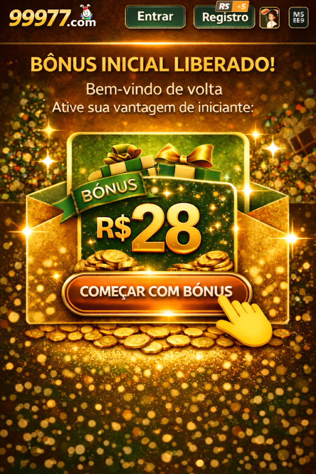 ganhando o torneio 